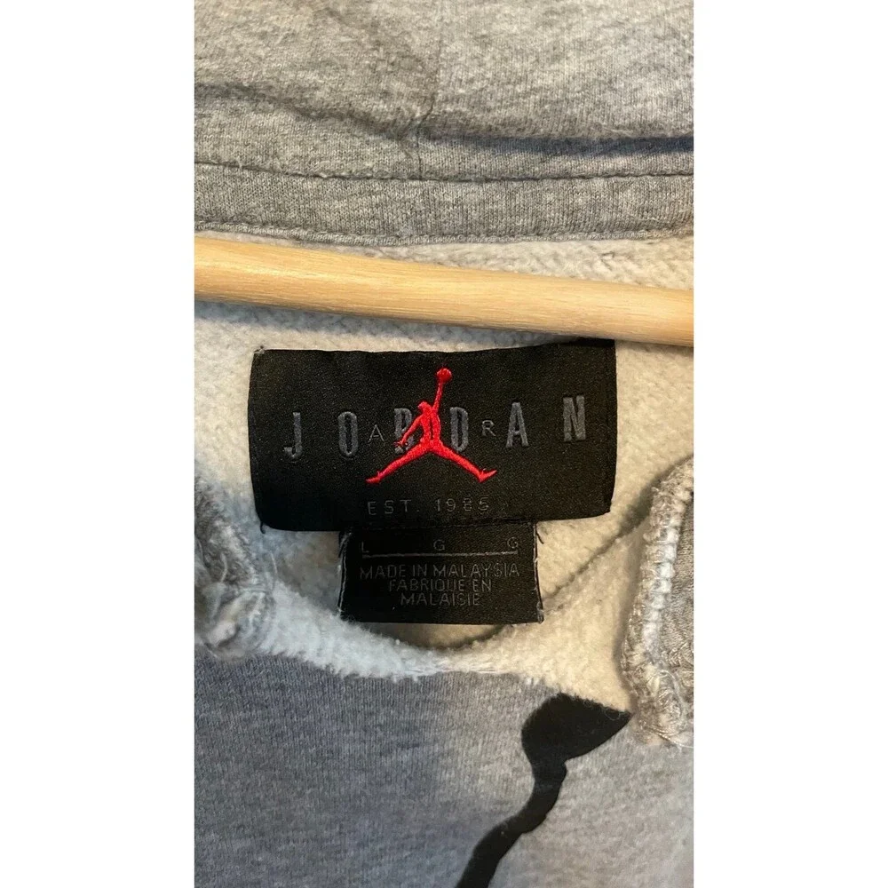 Jordan Men's Grey Hoodie